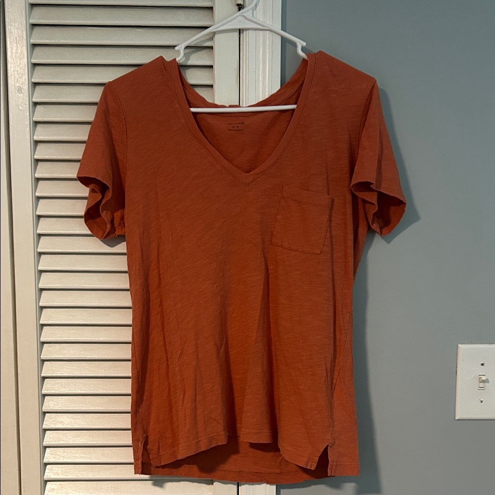 Madewell orange tee